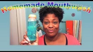 How To Make Homemade Mouthwash on a Budget [upl. by Ahsieyn]