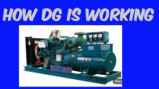 DIESEL GENERATOR WORKING [upl. by Yrtnej]