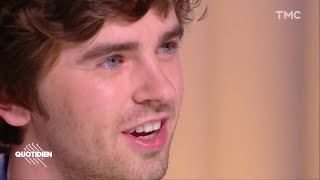 Freddie Highmore on quotQuotidienquot 2019  Freddie Highmore Speaking French [upl. by Atinaj]