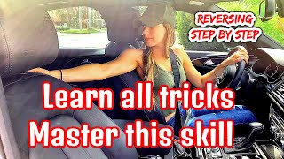 How To Drive in Reverse  Practice For Beginners 2019 [upl. by Leuqram]