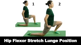 Hip Flexor Stretch Lunge Position  Ask Doctor Jo [upl. by Ricarda]