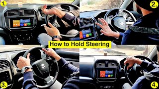 Part7  How to Hold Steering Wheel being a Beginner  Practical Driving Lesson  Mechanical Jugadu [upl. by Dublin]