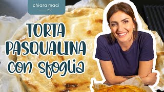 Torta Pasqualina con pasta sfoglia  Chiara Maci [upl. by Goodard]