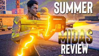 Fortnite GOLDEN SANDS Bundle Gameplay amp Review Should You Buy The MIDSUMMER MIDAS Skin [upl. by Izogn]