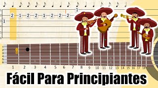 COMO TOCAR las Mañanitas 🎸 Tutorial Para Principiantes  Guitarra Fácil  Tablatura  Tabs  Punteo [upl. by Noelle]