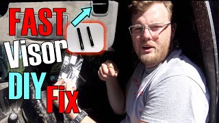 Jeep Wrangler Sun Visor Repair FAST [upl. by Starla]