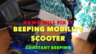 Mobility Scooter Beeping Noise [upl. by Feerahs949]