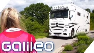 700000€ Dieser LKW ist ein XXL LuxusWohnmobil  Galileo  ProSieben [upl. by Ardene]