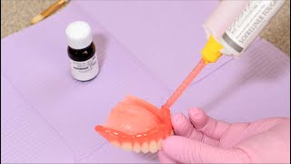 Full Chairside Denture Reline Procedure using SOFRELINER TOUGH® [upl. by Yrelav276]