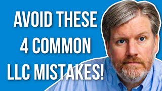 Single Member LLC Mistakes You Should Avoid  4 Biggies [upl. by Conte]