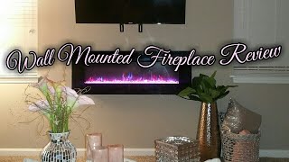 Unboxing amp Installing • Wall Mounted Fireplace [upl. by Tara]