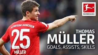 Best Of Thomas Müller  Best Goals Assists Skills amp Moments [upl. by Asnarepse755]