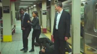 Person of Interest John Reese vs Subway Thugs Round Two [upl. by Ardnuhsal]