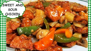 Chinese Sweet and Sour Chicken Stir Fry Recipe Restaurant Style [upl. by Yrreiht]