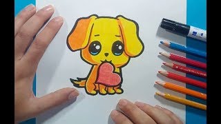 Como dibujar un perro paso a paso 50  How to draw a dog 50 [upl. by Manuel799]