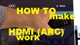 How to Set up and make HDMI ARC work [upl. by Branen]