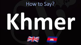 How to Pronounce Khmer CORRECTLY [upl. by Kimura]