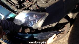 Toyota Avensis Headlight Removal [upl. by Niels]