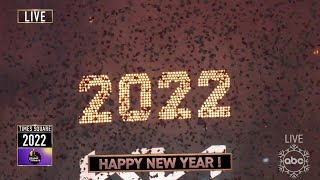 The 2022 New Years Countdown from New York City [upl. by Naugan696]