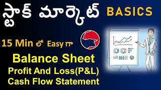 Easy గా Balance Sheet Profit and LossPampL cash flow statement నేర్చుకోండి  Fundamental Analysis [upl. by Yahsal602]