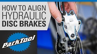 How to Align a Hydraulic Disc Brake on a Bike [upl. by Burta]