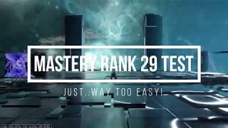 MASTERY RANK 29 TEST  Very Easy No effort Needed [upl. by Eisnil75]