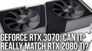 Nvidia GeForce RTX 3070 Review Is It Really As Fast As 2080 Ti [upl. by Marsh71]