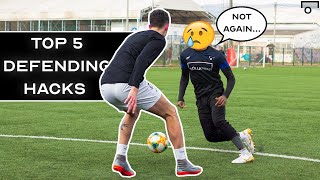 5 BASIC DEFENDING SECRETS  How to improve as a defender in soccer FAST [upl. by Leugar]