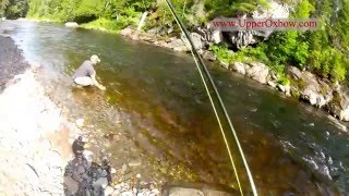 Spey Casting for Atlantic Salmon amp Brook Trout Miramichi New Brunswick [upl. by Eisteb]