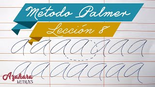 Método Palmer de Caligrafía en Español  Lección 8 [upl. by Janenna55]