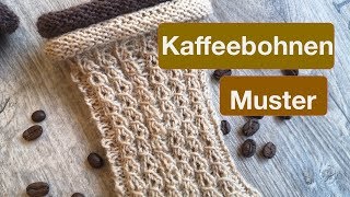 Kaffeebohnenmuster stricken  Socken stricken im Kaffeebohnenmuster [upl. by Schaaff]