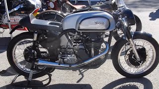 1960 Manx Norton sight amp sound with Steve Plater [upl. by Herzen]