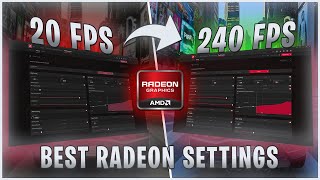 AMD RADEON BEST SETTINGS to OPTIMIZE GAMING amp PERFORMANCE [upl. by Nilcaj336]