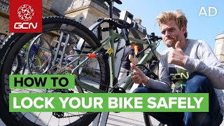 How To Lock Your Bike Securely  Urban Cycle Security Tips [upl. by Adnerak]