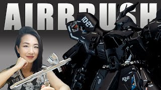 Airbrush Basics 03 How to Airbrush Paint Gunpla [upl. by Jefferson987]