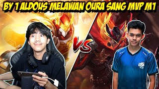 ALDOUS MARKOCOP VS ALDOUS OURA GAMING SANG MVP M1 AUTO PAKAI SKIN M1 DIDEPAN MVP M1  Mobile legends [upl. by Lain]