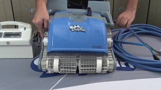 Out of water self test Dolphin M400 robotic pool cleaner [upl. by Norman]