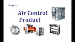 Air Control Product Basics II Duct damper [upl. by Atinram589]