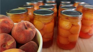 Canning Peaches  Water Bath Canning [upl. by Roddie]