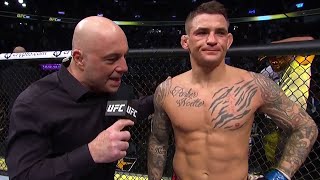 UFC 269 Dustin Poirier Octagon Interview [upl. by Ennayar]