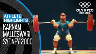 Karnam Malleswari lifts the bar high for India at Sydney 2000  Athlete Highlights [upl. by Koran]