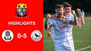 Caerleon 05 Cwmbrân Town  Gwent FA Senior cup  Quarter final highlights [upl. by Fairbanks]