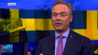 Jan Björklund FP och Jonas Sjöstedt V debatterar skattepolitik SVT Aktuellt [upl. by Hynda]