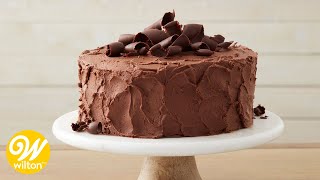 Easy Chocolate Cake Recipe for Beginners  Wilton [upl. by Witt]