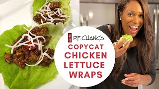 COPYCAT PF CHANGS 😋😋Chicken Lettuce Wraps [upl. by Ardnalak]