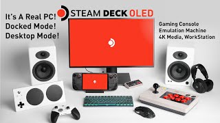 Yes You Can Use the Steam Deck OLED Like A Real PC Its Awesome Desktop Mode HandsOn [upl. by Enidanreb]