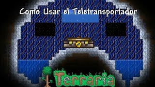 Cómo Usar El Teletransportador  Terraria [upl. by Alegnat586]