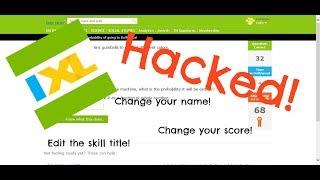 Hacking IXL  Hacking IXL free and easy Change your score Part 1 [upl. by Maiah]