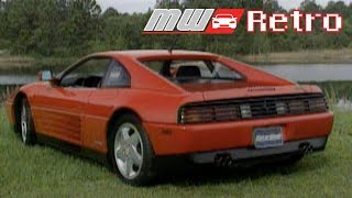 1990 Ferrari 348 tb  Retro Review [upl. by Ardiedak632]