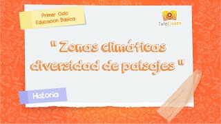 3º BÁSICOHISTORIA  Zonas climáticas  diversidad de paisajes [upl. by Sirois]